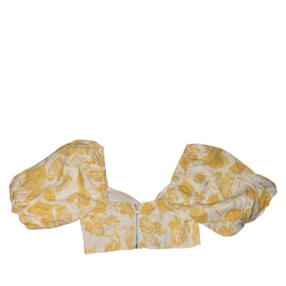 Showpo Yellow Floral Crop Top and Skirt Set - Picture 5 of 6